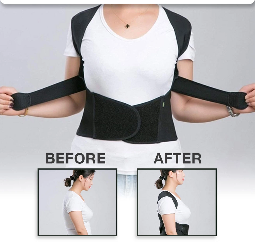 PostureFix Pro  Adjustable Magnetic Back & Shoulder Suppor