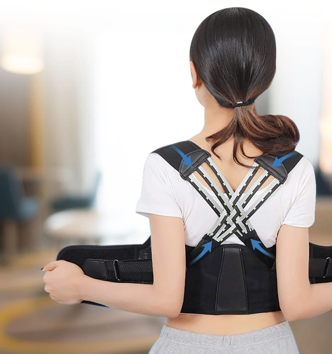PostureFix Pro  Adjustable Magnetic Back & Shoulder Suppor